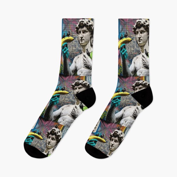 Artikelvorschau, Michelangelo Banana David farbenfrohe Banksy Street entworfen und verkauft von martin max.