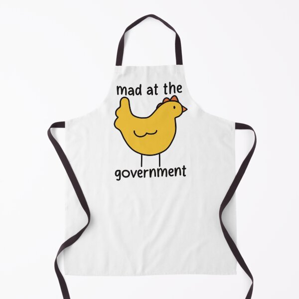 Item preview, Mad At The Government Chicken designed and sold by Skull Fern.