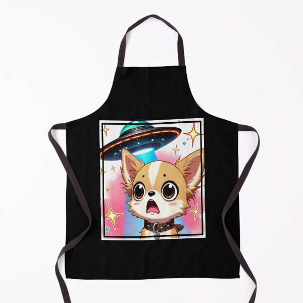 Item preview, Funny Chihuahua Selfie with UFO Cute Anime Chihuahua designed and sold by Creat-Des.