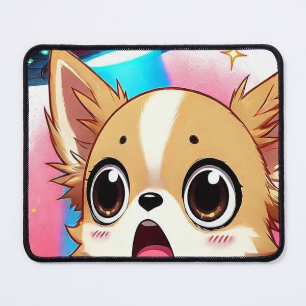 Item preview, Funny Chihuahua Selfie with UFO Cute Anime Chihuahua designed and sold by Creat-Des.