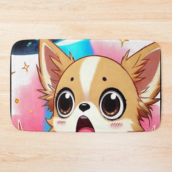 Item preview, Funny Chihuahua Selfie with UFO Cute Anime Chihuahua designed and sold by Creat-Des.
