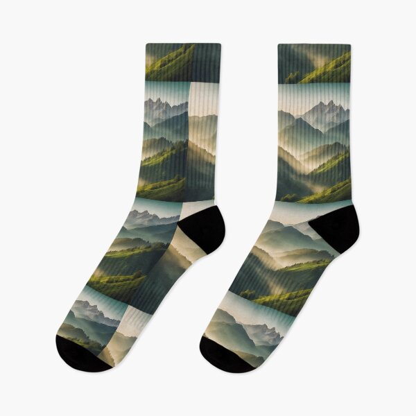Item preview, Golden Hour Serenity: Peaceful Mountain Landscap  designed and sold by andrew758.
