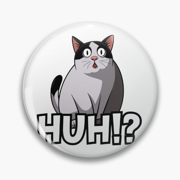 Item preview, Huh!? Funny Cat Meme Design designed and sold by MonkiFlipp.