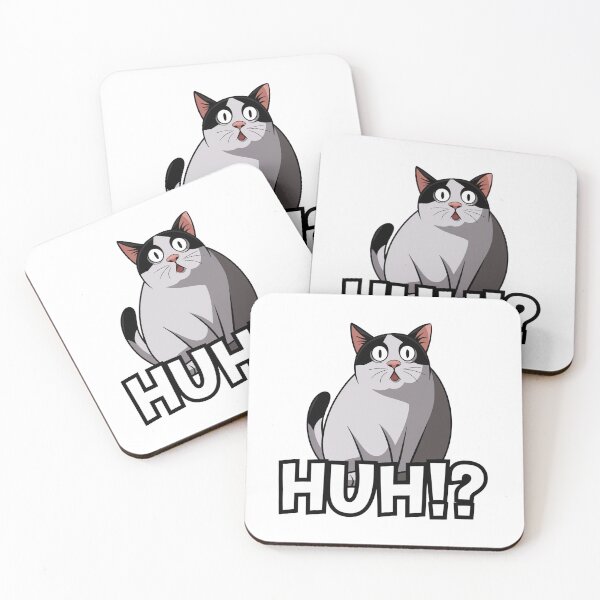 Item preview, Huh!? Funny Cat Meme Design designed and sold by MonkiFlipp.