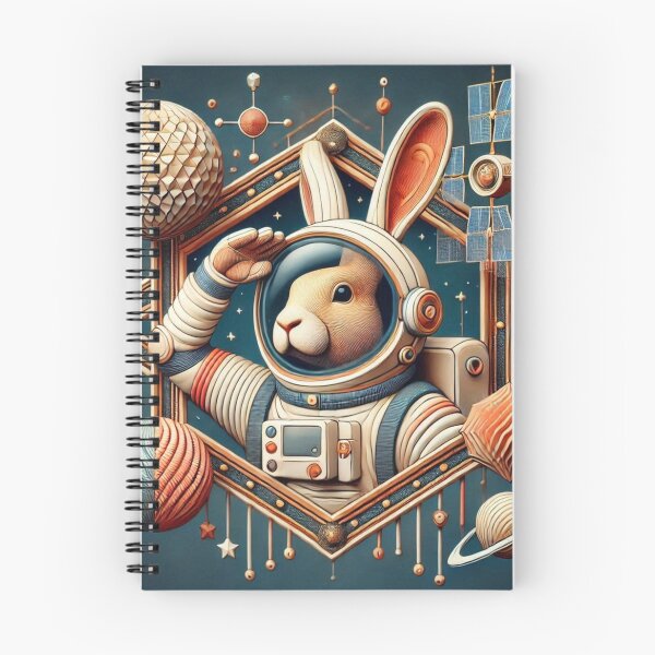 Item preview, cute astranaut rabbit designed and sold by Dogandesighn.