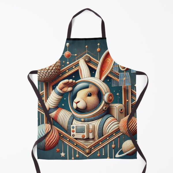 Item preview, cute astranaut rabbit designed and sold by Dogandesighn.