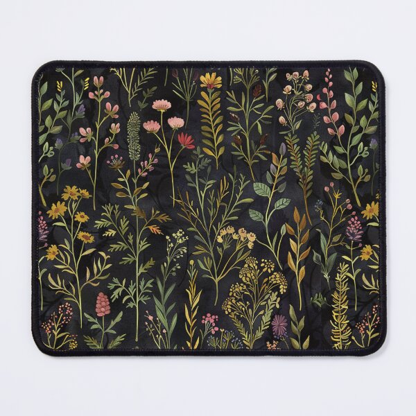 Item preview, Dark Wildflower Night Garden Floral designed and sold by darkskydelights.