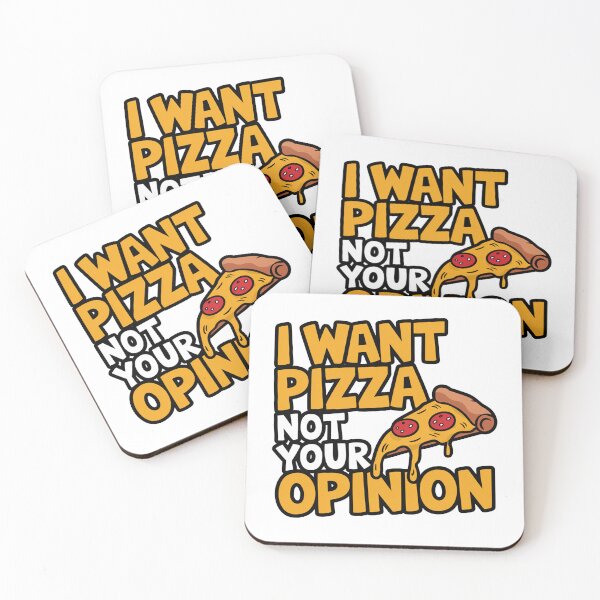 Item preview, Funny Pizza Lover Design - "I Want Pizza, Not Your Opinion" designed and sold by MonkiFlipp.