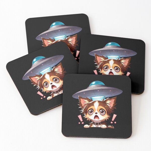 Item preview, Funny Chihuahua Selfie with UFO Cute Anime Chihuahua designed and sold by Creat-Des.