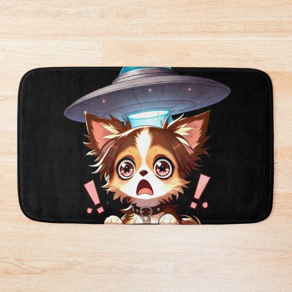 Item preview, Funny Chihuahua Selfie with UFO Cute Anime Chihuahua designed and sold by Creat-Des.
