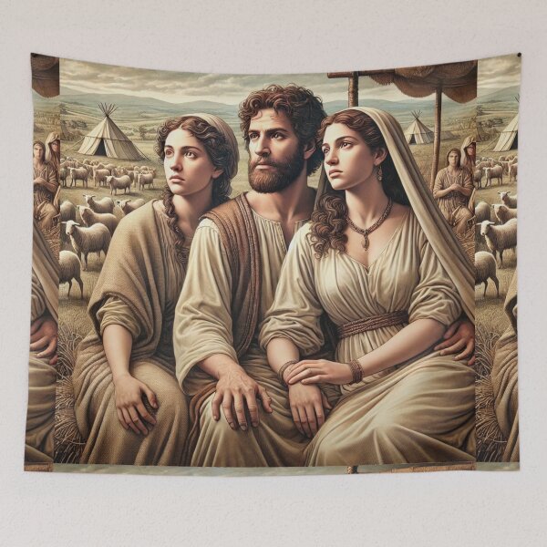 Item preview, Jacob, Leah, and Rachel: A Biblical Journey designed and sold by Meta2Physical.