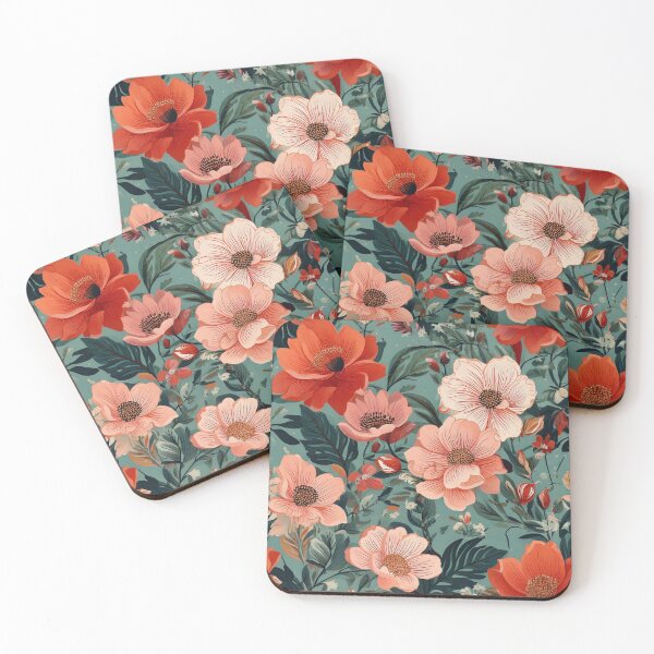 Item preview, Florals with leaves hand drawn pattern designed and sold by Designbes.