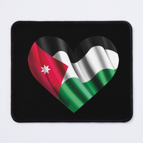Item preview, Jordanian Flag Heart | Jordan lover designed and sold by Mo5tar.