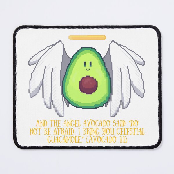 Item preview, pixel art angel avocado holy guacamole celestial designed and sold by ZerpaGiovanna.
