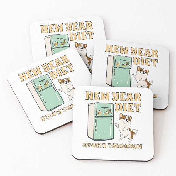 Item preview, New Year diet starts tomorrow designed and sold by BritishDelights.