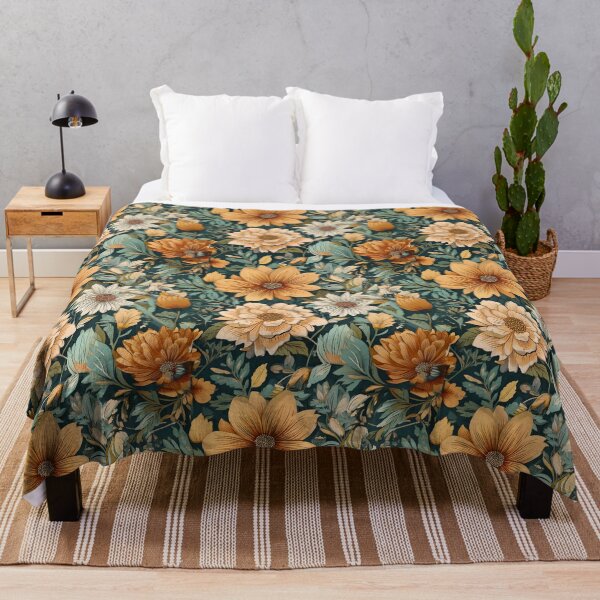 Item preview, Florals and leaves motif hand drawn pattern designed and sold by Designbes.