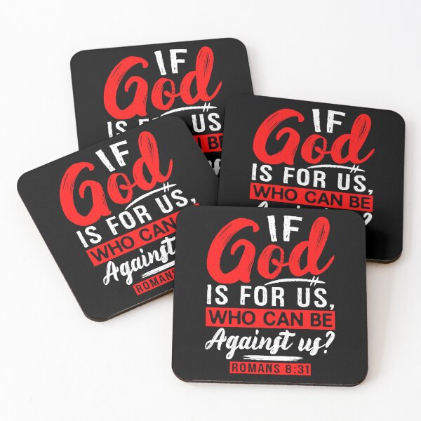 Item preview, Romans 8:31 If God Is For Us Who can be against us designed and sold by plushism.