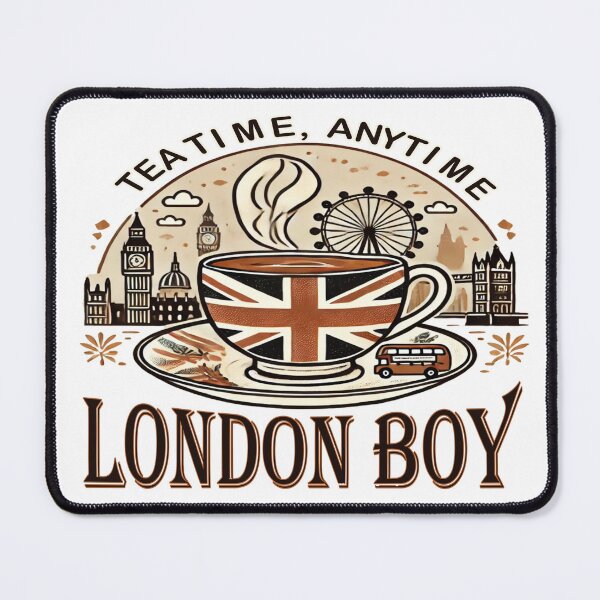 Item preview, TEA TIME, ANYTIME- LONDON BOY designed and sold by Globalcitytees.