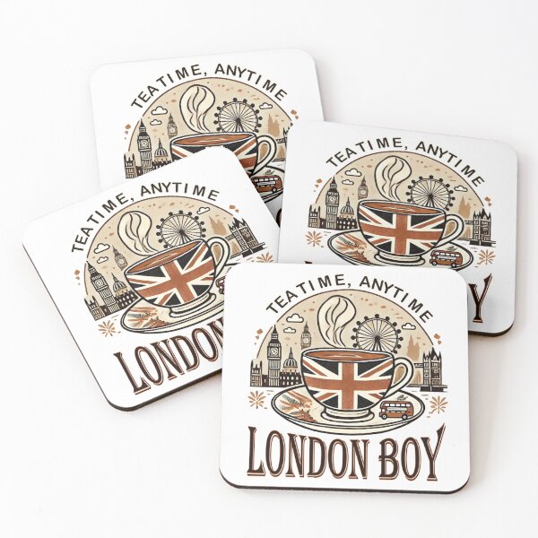 Item preview, TEA TIME, ANYTIME- LONDON BOY designed and sold by Globalcitytees.