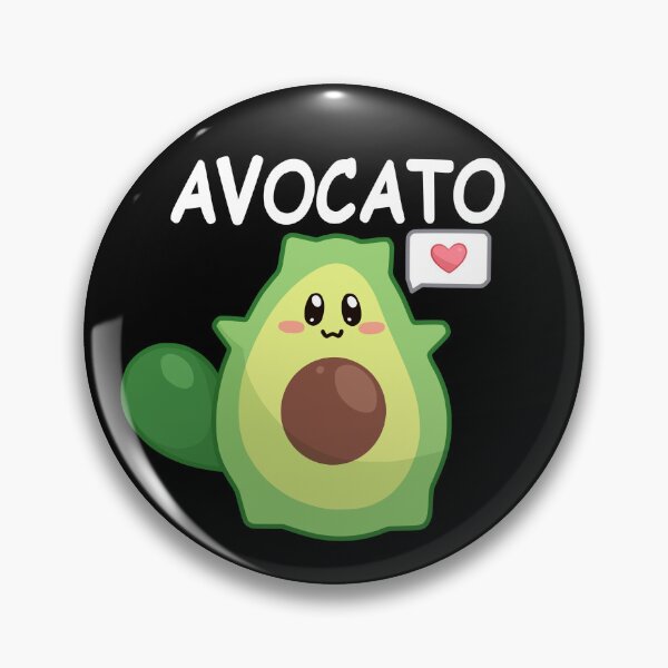 Item preview, kawaii avocado cat avocato perfect for vegans and vegetarians designed and sold by ZerpaGiovanna.