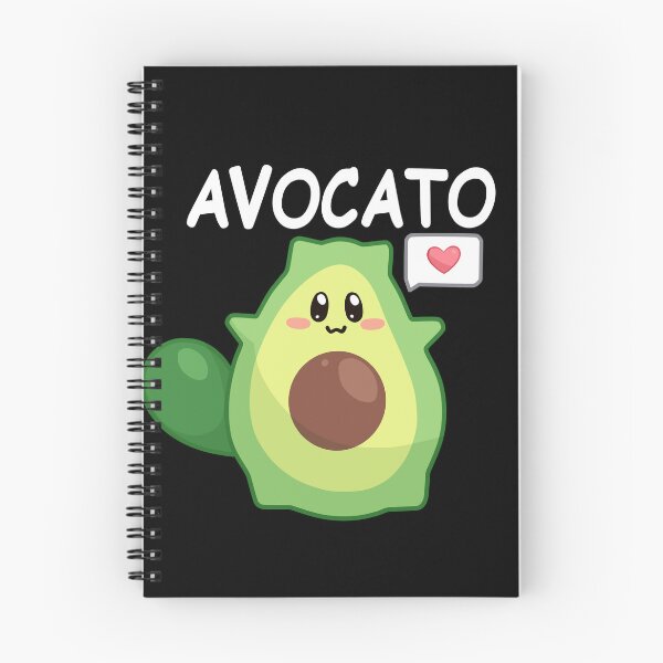 Item preview, kawaii avocado cat avocato perfect for vegans and vegetarians designed and sold by ZerpaGiovanna.