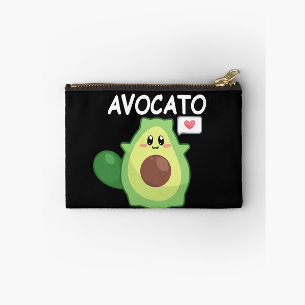 Item preview, kawaii avocado cat avocato perfect for vegans and vegetarians designed and sold by ZerpaGiovanna.
