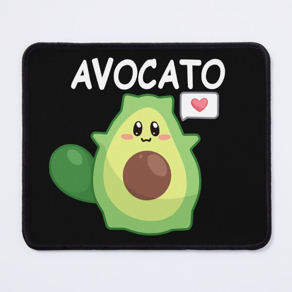 Item preview, kawaii avocado cat avocato perfect for vegans and vegetarians designed and sold by ZerpaGiovanna.