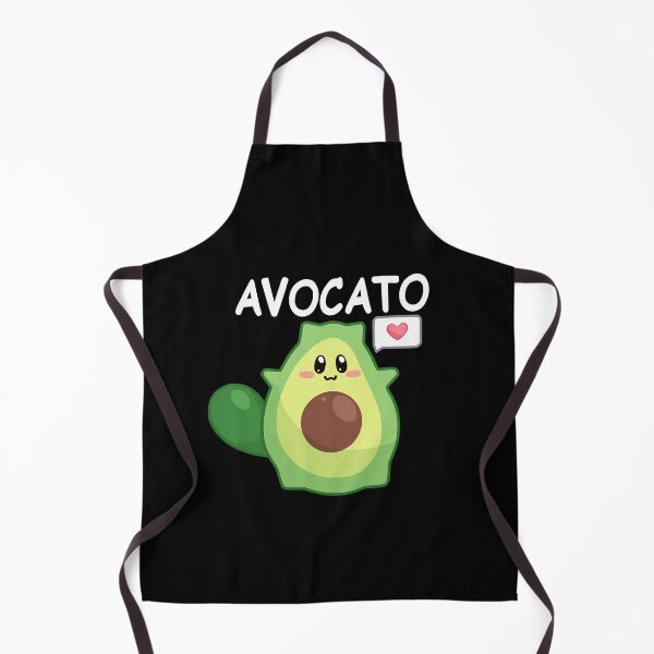 Item preview, kawaii avocado cat avocato perfect for vegans and vegetarians designed and sold by ZerpaGiovanna.