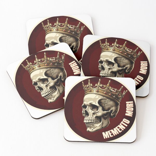 Item preview, memento mori, death, skull, king, skull king, tactical patch, military patch, military, dead, die designed and sold by SavageLegion.