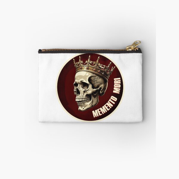 Item preview, memento mori, death, skull, king, skull king, tactical patch, military patch, military, dead, die designed and sold by SavageLegion.