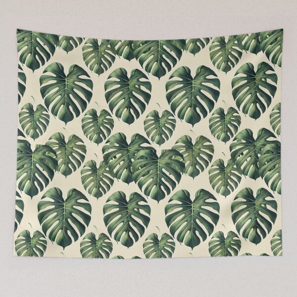 Aperçu de l'œuvre Motif Monstera tropical créée et vendue par KittyKatto.