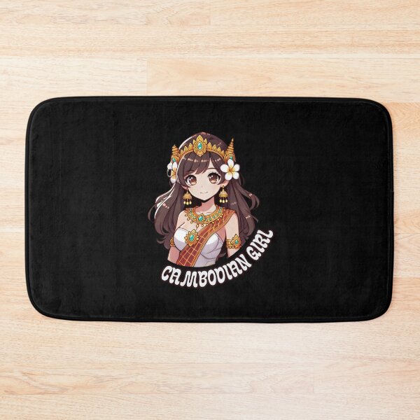Item preview, Linda chica camboyana de anime con vestido tradicional jemer - Linda designed and sold by Psycho-Crazy.