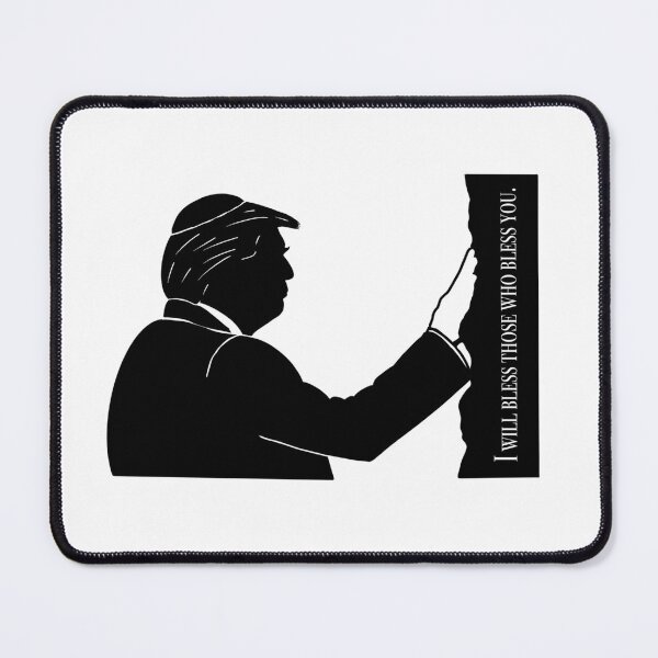 Item preview, President Trump at the Wailing Wall Jerusalem 2017 Blessing designed and sold by Neeshki.