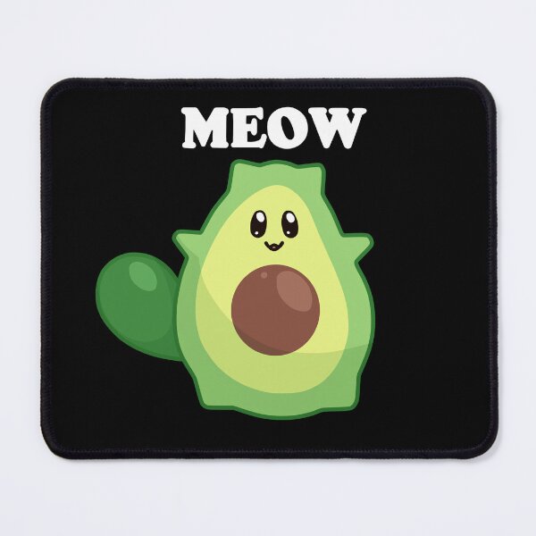 Item preview, kawaii avocado cat perfect for vegans and vegetarians designed and sold by ZerpaGiovanna.
