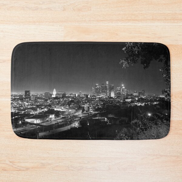 Item preview, Los Angeles at Night - Leica Monochrome Hi-Res Shot - From Dodger Stadium designed and sold by kuruki.