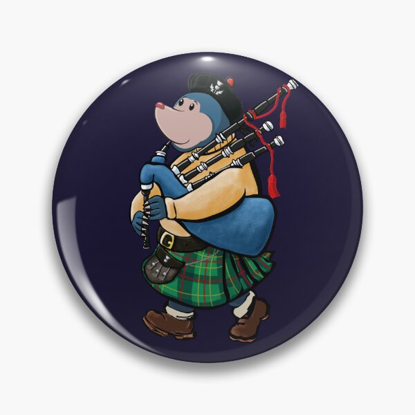 Item preview, Bagpipe Playing Mole Of Kintyre designed and sold by brodyquixote.