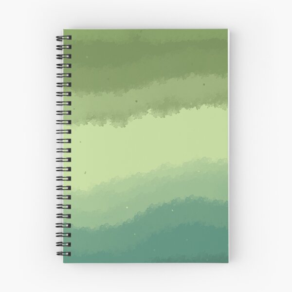 Item preview, Green Fade - Fuzzy Watercolor Ombre Gradient		 designed and sold by PreciousMotifs.