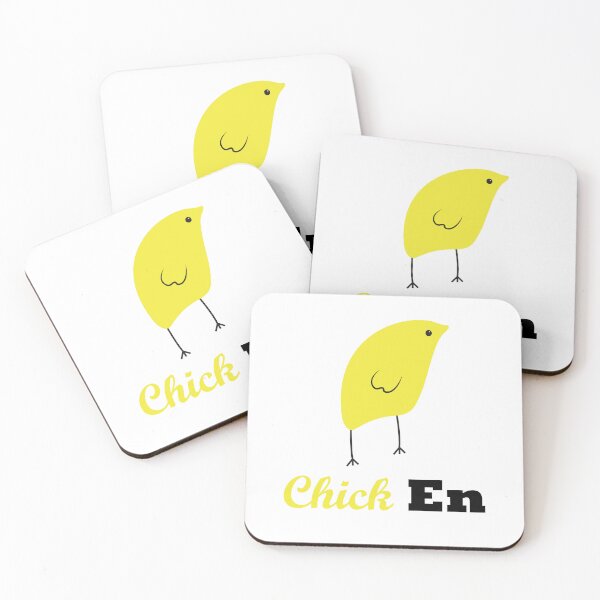 Item preview, Minimalist Chicken Illustration - Fun Wordplay Design designed and sold by ashrafzain.