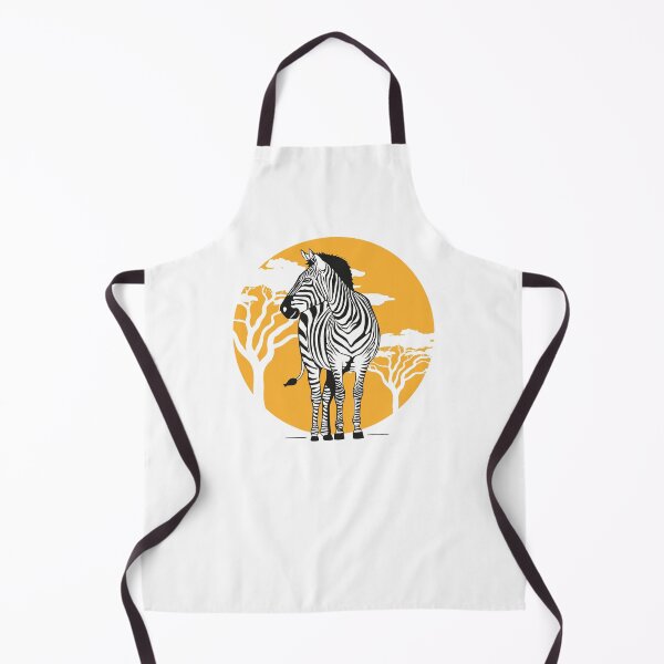 Item preview, Illustration of a zebra under the sun in the African savannah. Ideal for educational and cultural materials designed and sold by LucianoCosmo.