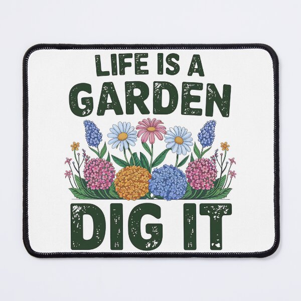 Item preview, Retro Life Is A Garden Dig It Gardener Gifts Gardening designed and sold by luannsemmsobre.