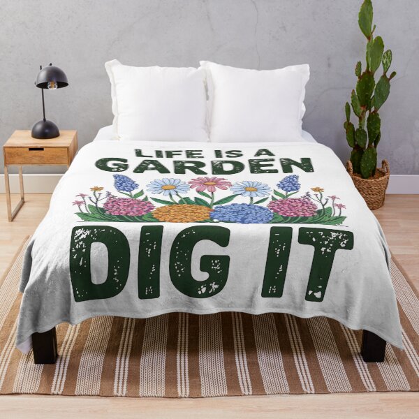 Item preview, Retro Life Is A Garden Dig It Gardener Gifts Gardening designed and sold by luannsemmsobre.
