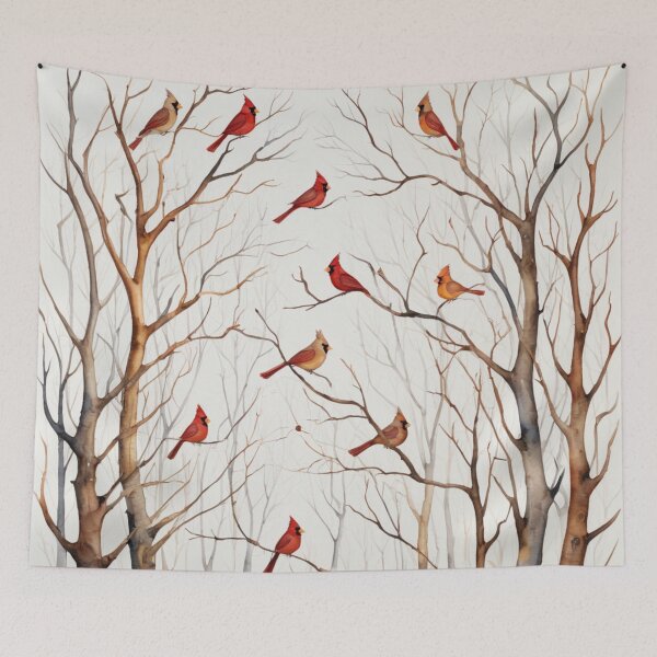 Item preview, Red Cardinals in Winter designed and sold by Our Bible Journey.