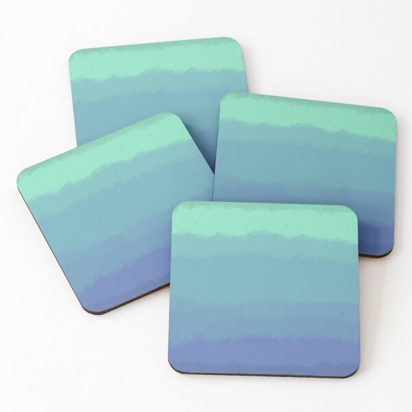 Item preview, Ocean Fade - Fuzzy Watercolor Ombre Gradient		 designed and sold by PreciousMotifs.