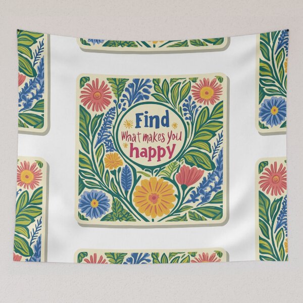 Item preview, Find what makes you happy designed and sold by MendaciousMina.
