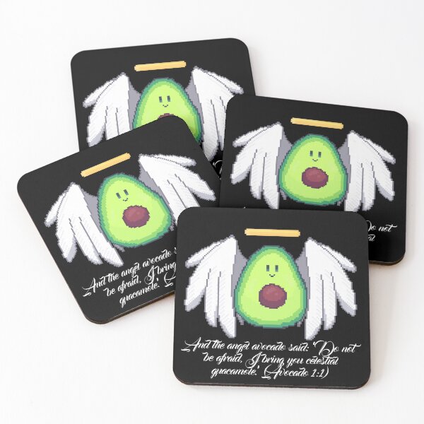 Item preview, pixel art angel avocado holy guacamole celestial designed and sold by ZerpaGiovanna.