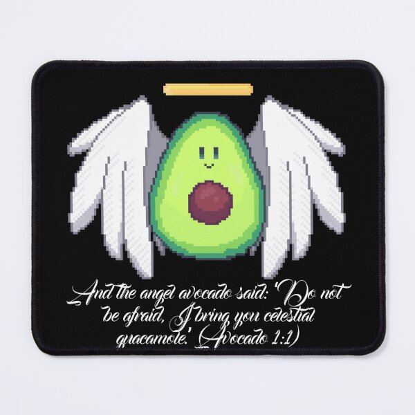 Item preview, pixel art angel avocado holy guacamole celestial designed and sold by ZerpaGiovanna.