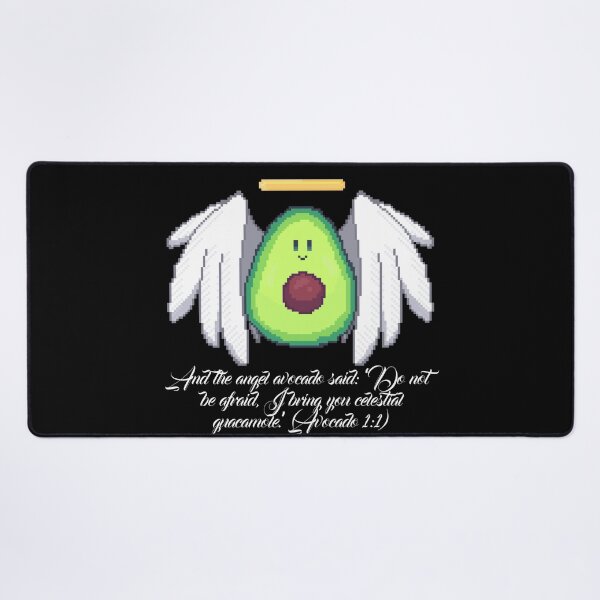 Item preview, pixel art angel avocado holy guacamole celestial designed and sold by ZerpaGiovanna.