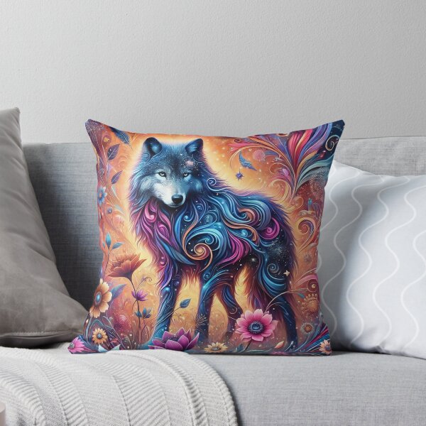 Item preview, Vibrant Boho Wolf designed and sold by alw951.