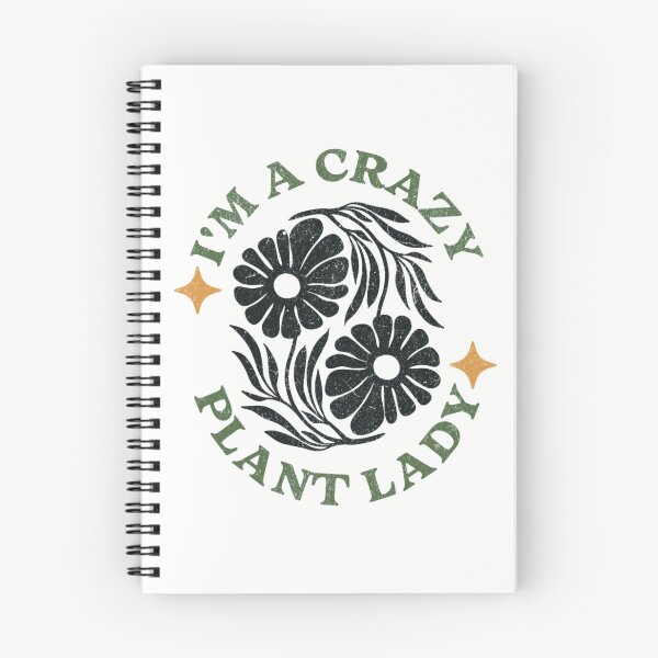 Item preview,  I’m a crazy plant lady illustration flowers designed and sold by 2BeSam.