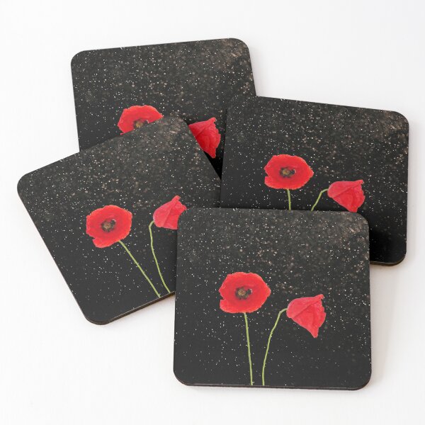 Item preview, Poppies on Vibrant Night Sky Background designed and sold by Our Bible Journey.